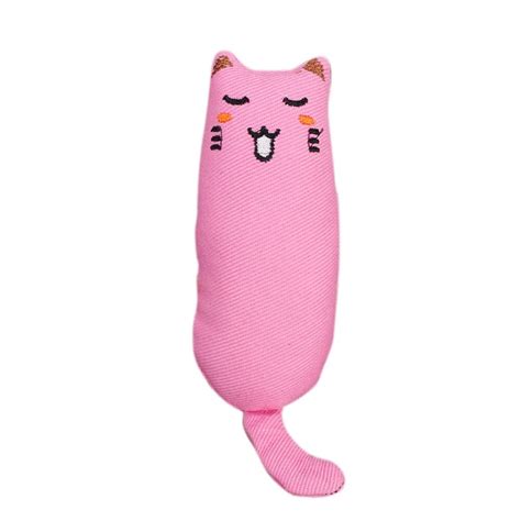 Cat Catnip Toy Pet Kitten Claw Biting Chewing Teeth Grinding Mint Cat Toys Funny Interactive ...