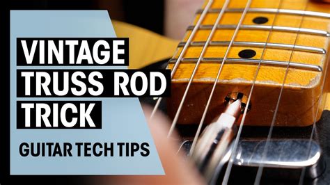 Fender Vintage Truss Rod Trick | Guitar Tech Tips | Ep. 4 | Thomann - YouTube