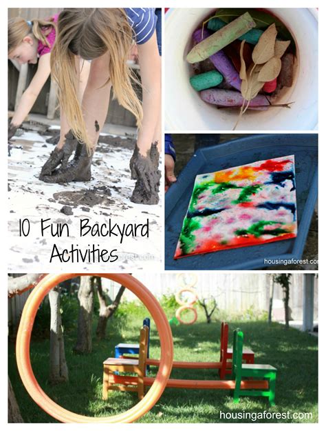 10 Fun Backyard Activities | Housing a Forest