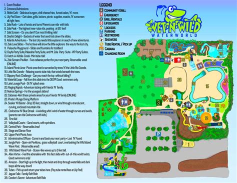 Park Map - Wet ’N’ Wild Water World