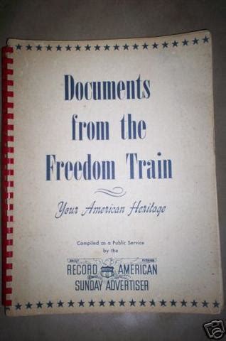 40 AUTHENTIC DOCUMENTS FROM THE FREEDOM TRAIN 1947 | #16814900