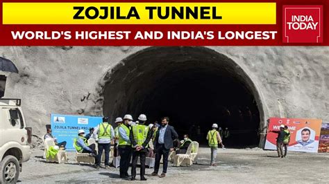 Zojila Tunnel: World's Highest And India's Longest Road Tunnel | Ground Report - YouTube