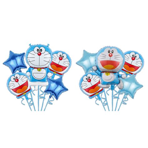 Doraemon Dorami Sizuka Giant Sunyo Cartoon Foil Balloon Big Size ...