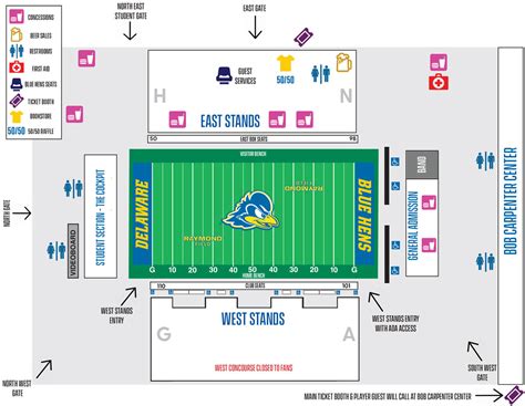 West Virginia University Football Stadium Seating Chart | Elcho Table