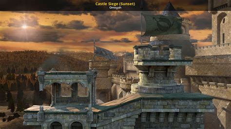 Castle Siege (Sunset) [Super Smash Bros. Ultimate] [Maps]