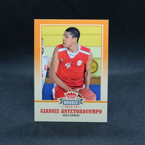 2013-14 Giannis Antetokounmpo Fleer Retro Rookie Card - And 1 Collectables