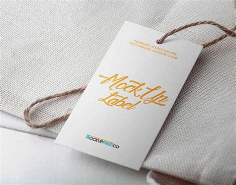 Free Label Mockups | Mockuptree