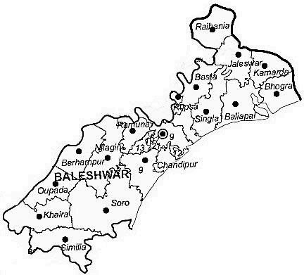 Baleshwar District | Baleshwar District Map