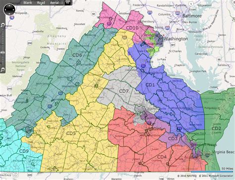 Virginia 7Th District Map | Draw A Topographic Map