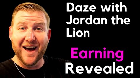 How Much Money Daze With Jordan the Lion Makes on Youtube | Daze With ...