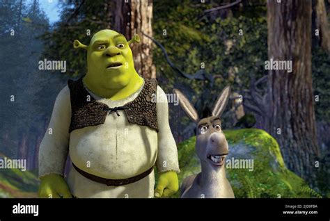 SHREK,DONKEY, SHREK 2, 2004 Stock Photo - Alamy