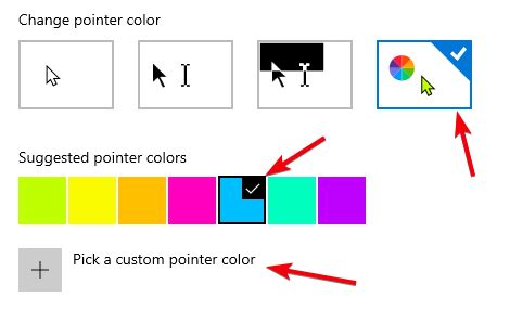 How to Change Mouse Pointer Color and Increase It's Size on Windows 10