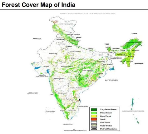 Indian Forest Map