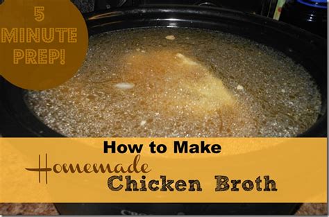 How to Make Homemade Chicken Broth with the Crock Pot | Serendipity and Spice | Embracing Life ...