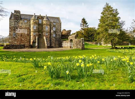 Rowallan castle, Kilmaurs, Kilmarnock, Ayrshire, Scotland, UK Stock ...