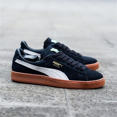 Puma Suede Classic Black Gum Sole | Bruin Blog