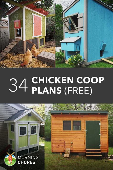 34 Free Chicken Coop Plans & Ideas That You Can Build on Your Own | Chicken coop plans free ...