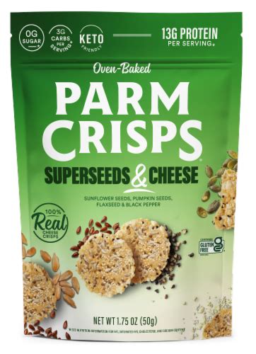 Parm Crisps® Oven-Baked Superseeds and Cheese Crisps, 1.75 oz - Pick ‘n Save