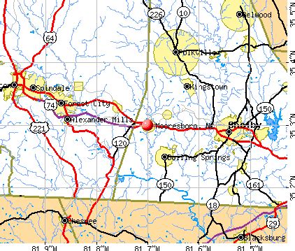 Mooresboro, North Carolina (NC 28114) profile: population, maps, real estate, averages, homes ...