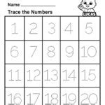 Free Printable Number Tracing Worksheets 1 20 | Tracing Worksheets