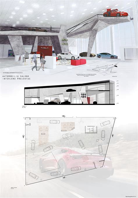 TESLA SHOWROOM INTERIOR CONCEPT on Behance