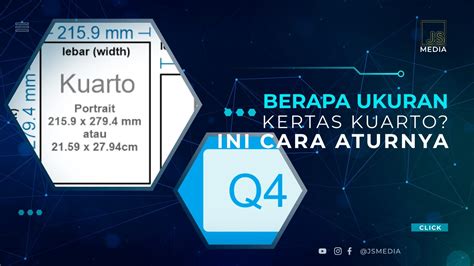 Berapa Ukuran Kertas Kuarto? Begini Cara Mengaturnya di Word