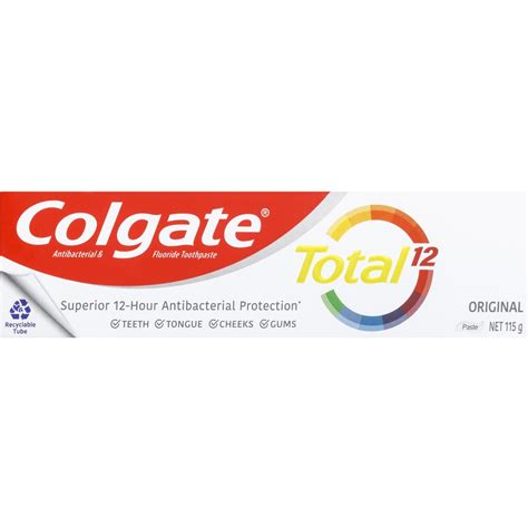 Colgate Total Original Antibacterial Toothpaste 115g | BIG W