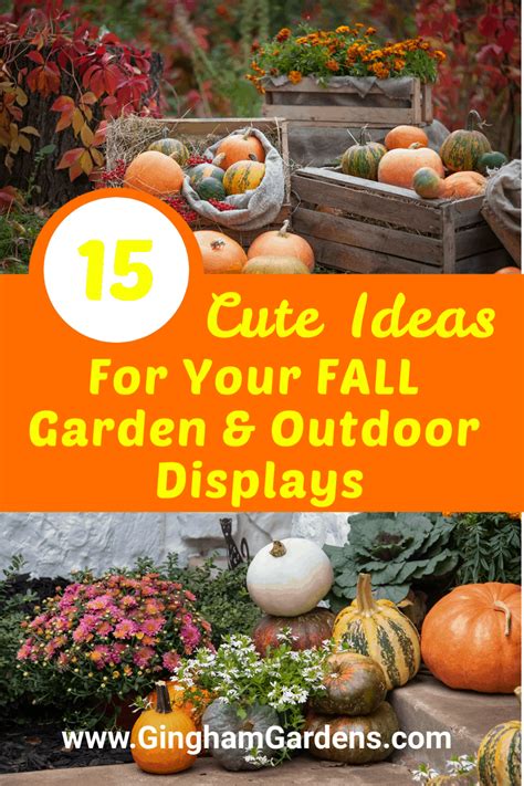 Fall Flower Garden Inspiration (Plus Decor Ideas) - Gingham Gardens | Fall flowers garden ...