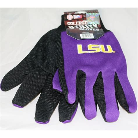 LSU Tigers NCAA Team Color Work Gloves - Walmart.com - Walmart.com