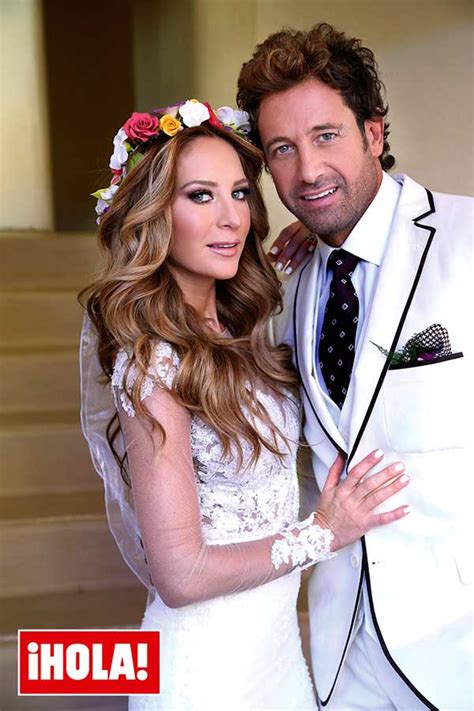 La boda de Geraldine Bazán y Gabriel Soto en exclusiva ¡HOLA!