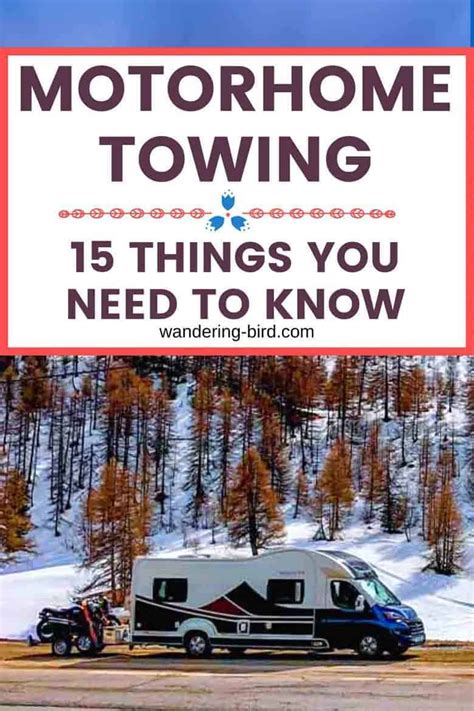 Motorhome Towing- Everything you need to know | Motorhome travels, Motorhome, Towing