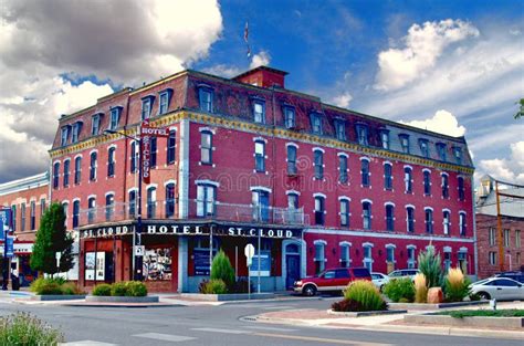 Historic St. Cloud Hotel in Canon City, Colorado Editorial Stock Image - Image of roof, windows ...