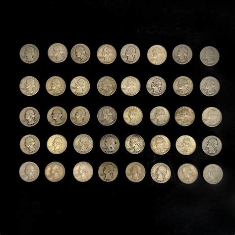 1932-1964 Silver Quarters | Live and Online Auctions on HiBid.com