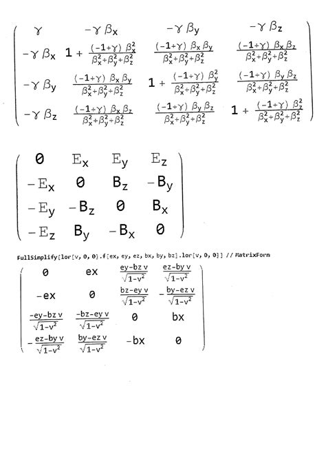 Solved Using the definition of the Lorentz transformation | Chegg.com