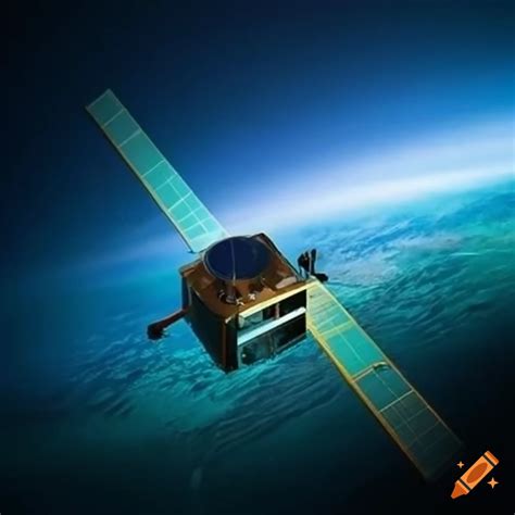 Satellite-based weather and forest fire monitoring system on Craiyon