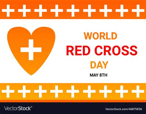 World red cross day Royalty Free Vector Image - VectorStock