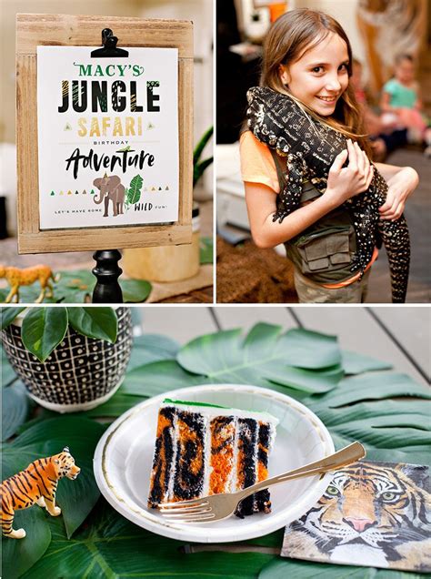 Bold & Modern Jungle Safari Birthday Party // Hostess with the Mostess®