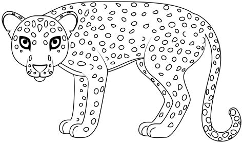 Leopard Printable Template | Free Printable Papercraft Templates