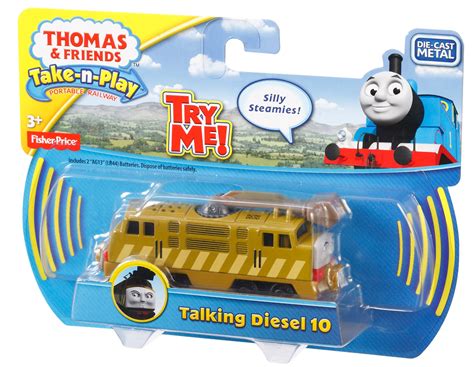 Buy Fisher-Price Thomas and Friends Take-n-Play - Talking Diesel 10 Diecast Engine Online at ...