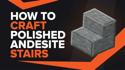 How To Make Polished Andesite Stairs In Minecraft