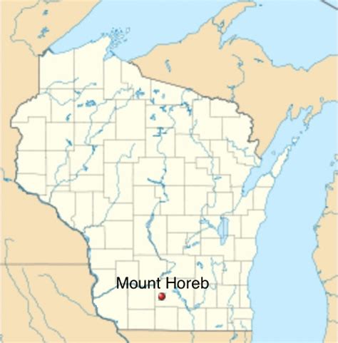 Wisconsin Facts | Notable Places | Mount Horeb, Wisconsin