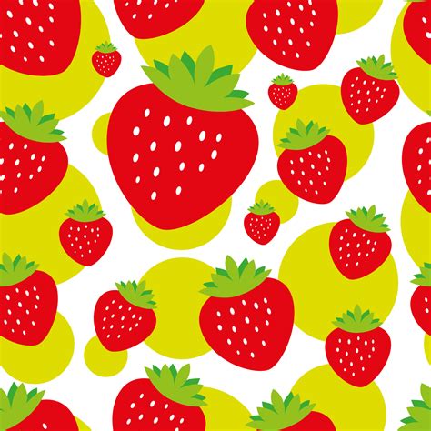 Strawberry pattern seamless 4208292 Vector Art at Vecteezy