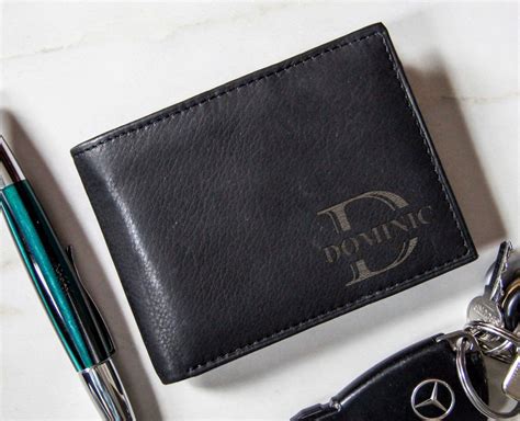 Personalized leather Wallet, Custom wallet, Mens Wallet, Engraved Mens ...