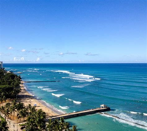 750+ Aerial View Of Waikiki Beach Hawaii Stock Photos, Pictures ...