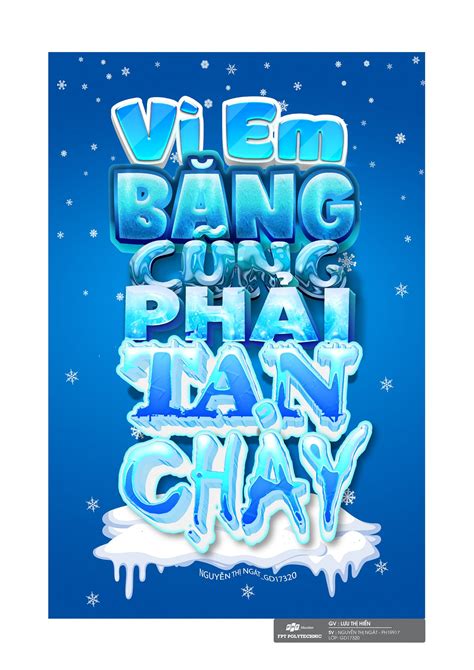 Ấn tượng sản phẩm Poster nghệ thuật chữ của sinh viên FPoly Hà Nội