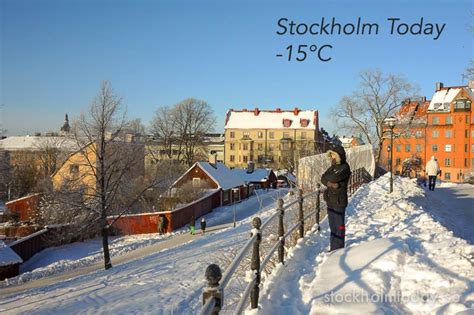 Stockholm cold weather - be careful out there - Stockholm Today