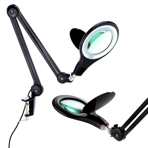 Buy Brightech LightView PRO Magnifying Desk Lamp, 2.25x Light Magnifier, Adjustable Magnifying ...