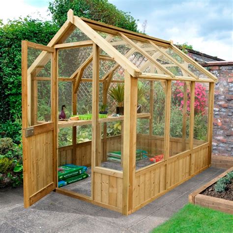 Forest Garden Vale 8x6 Wooden Greenhouse | Internet Gardener | Wooden greenhouses, Backyard ...