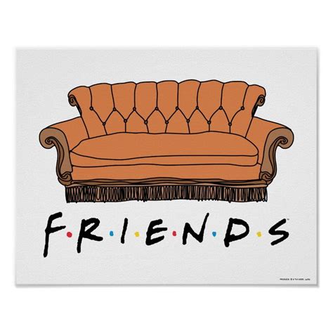 FRIENDS™ Couch Poster | Zazzle | Friends poster, Friend painting, Kids ...