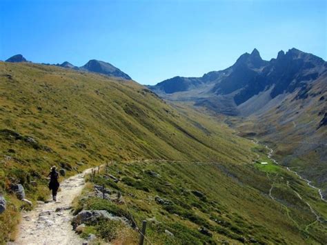 St Moritz hiking trails in the Engadin region of Switzerland